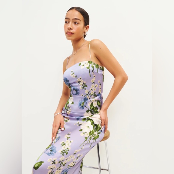 Brand new reformation Frankie Silk Dress - Picture 2 of 16